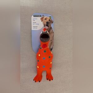 Brand New Petstore Squeaky Chicken Dog Toy